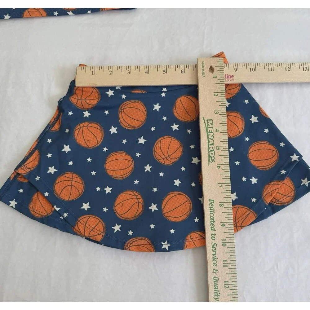 Sweet Honey Girls Sz 5 Basketball Skort Set Top Skort Tank Stretch Bball Cheer